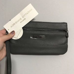 Adrienne Vittadini Grey Wallet (BRAND NEW)